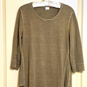 Poetry tunic hemp and organic cotton size 8 EUC